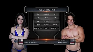 Vanessa Vega vs Rick Fantana Mixed Wrestling