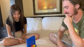 Losin' at Connect 4 leaves loser gettin' ridden rough by winner