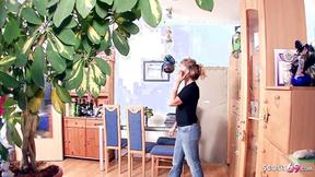 ”German Wifey Cheating Sex With Neighbour Watched By Own Husband”