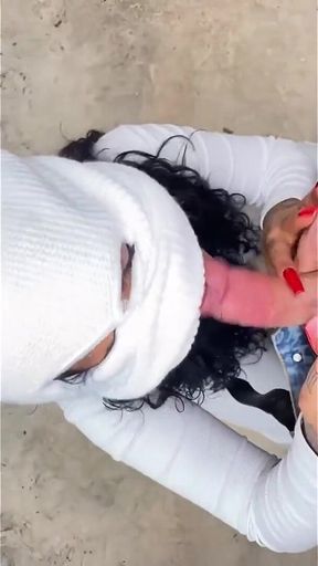 Masked MILF in Balaclava Worships and Drains Thick Cock