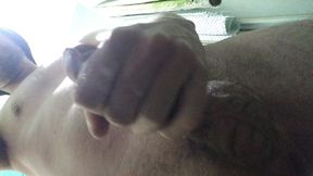 Licking Cum of My Hands After Masturbation