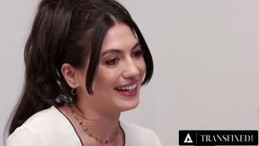 TRANSFIXED - Spencer Bradley Nails The Interview While Hardcore Trans Free Use Sex Goes On