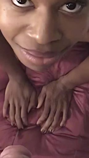 Ebony Goddess Facesits Hard and Deepthroats Cock