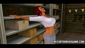 Two Busty Beauties Heat Up the Garage with Wild Lesbian Threesome Fun