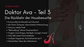 Doktor Ava Teil 3 | Avalee Audio | German | Fsub | Humor | Medical | Sneaky | Professional to Slutty