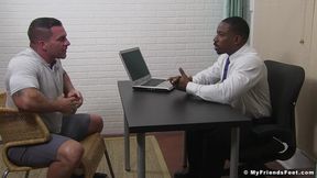 Braden Worships The Boss' Feet