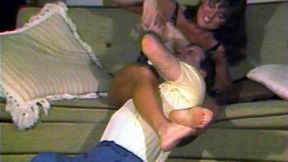 Apartment House Wrestling - Kelly-Michelle Tom and Fred