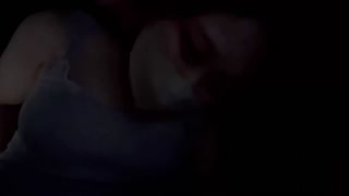 My first car sex ♡ I'm crazy until it gets dark with the tension and pleasure of exposure ♡ creampie