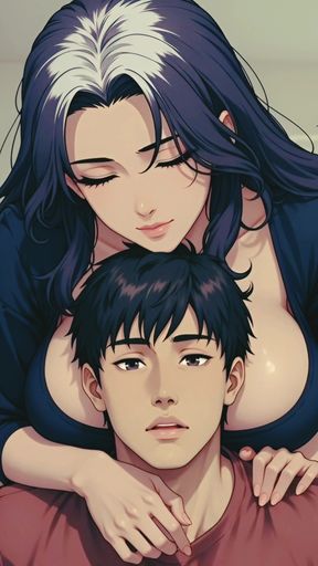 "Busty Stepmom Creampie Tease,This is a digitally generated (AI-created)