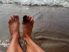 Maitresse Madelines solo foot fetish POV