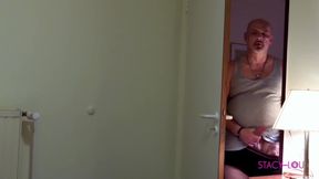 When wanking surprised