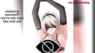 2b hentai JOI (Hard Femdom,Humiliation, Feet and Armpit)