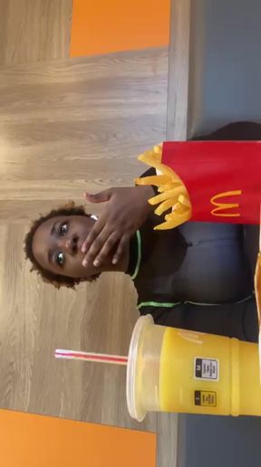 Public McDonald's Mukbang   Clip 1