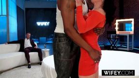 WIFEY Fit Hotwife Vanessa Arizona Gets Ultimate BBC Experience While Hubby Watches