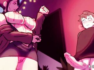 Animated 3-some Creampie Fantasy – Hardcore Cartoon Scene