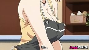 My girlfriend-in-Law and Her Busty Friend Suck My Member - Uncensored Hentai