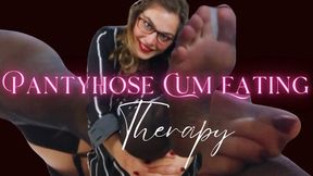 Pantyhose Cum Eating Therapy Fantasy