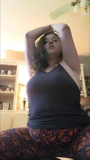 CFNM / POV Stepniece Doing Yoga While She Dishes Out Sph and Threatens to Tattle