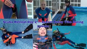 Scuba Retreat Day 2 — Secret Pussy Vibe During Lesson - WMV