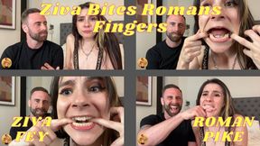 Ziva Bites Romans Fingers 4K