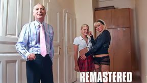 MILF Teacher vs 18yo Student Fucked by Old Jim at JimsCastings