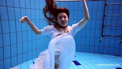 Polish teen Marketa underwater