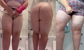 Returning to peeplay after a long break busty curvy brit amateur defiled in public
