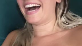 Horny Sick in Bed - Amber Reed Coughing Fetish with Edging and Solo Masturbation - 720p MP4