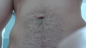 Muscles, Hairy, Jerking Off, Cum