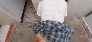 Morrita Colegiala es follada por su&nbsp;hermanastro cuando llega de la escuela