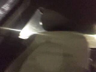 I RUBBED MY MOIST BANGING CUNT IN A BUSY PARKING LOT