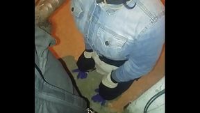 Tranny named red sucking my dick part 1