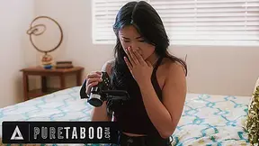 PURE TABOO Shocked Lulu Chu Discovers BDSM Sex Tape From Neighbors Seth Gamble & Kimmy Kimm