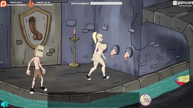 Fuckerman gets fucked on a carousel and his girlfriend gets anal fucked by a clown