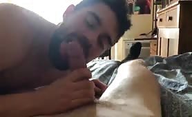 Straight married guy having sex with his gay coworker
