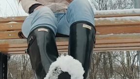 Lick this ice off my rubber boots bootslave