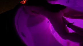 Dirty Talking *** Gets Fucked by a Stranger in a Hot Tub in Public, Neighbours Can Hear Us