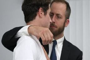 Mormon lad gets poked By Bearded Mormon Leader