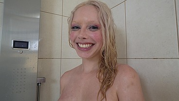 HARD WET GANGBANG! Destruction of tight anus by triple anal penetration of crazy Vivian Lola and drinking powerful streams of urine from eight big cocks [PART 2] EKS610