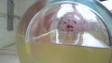 HARD WET GANGBANG! Destruction of tight anus by triple anal penetration of crazy Vivian Lola and drinking powerful streams of urine from eight big cocks [PART 2] EKS610