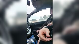 penis flash inside the vehicle with my married friend part