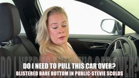 Do I need to pull this car over? Threatened with a Bare Bottom Spanking in Public Miss Stevie Rose HD 1080p Mobile file