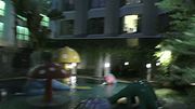 Kiwi MILF slut impales herself on Dildo stuck on Hotel glass window for all to see