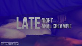late night anal creampie ft lexxi frost