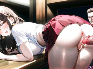 Thick Corpulent Manga Waifu Fucked Unfathomable in Crowded Bar - AI Generated Anime mother I'd like to fuck Risky Public Creampie Preview (Short Video)