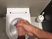 Masturbation in public toilets