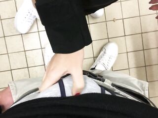 Risky Public Bang at Supermarket - 4K