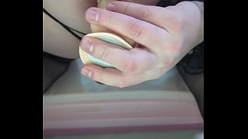 Realistic Dildo At Work