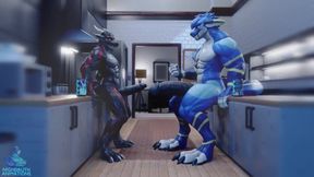 Kaito gets his monster cock destroyed by Korozar’s growing muscle