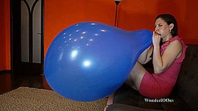 Angie blue B2P in the red dress Full HD